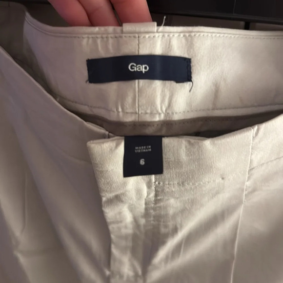 Gap Ankle Cropped Khaki NWOT pants Size 6 Cotton - Picture 5 of 6